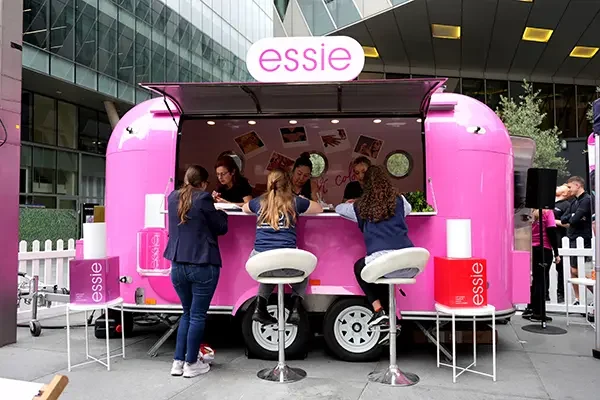 essie pr campaign trailer in pink